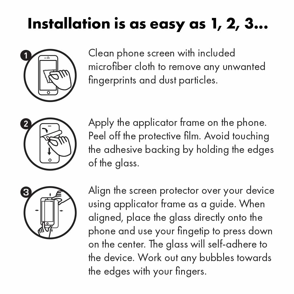 Clear Tempered Glass Screen Protector