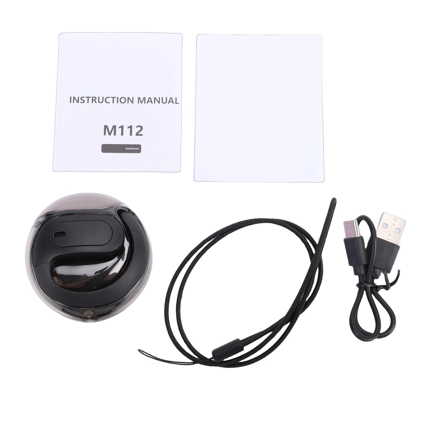 AI Translation Earbuds with APP Wireless Ear Hanging Bluetooth 5.4 Translator Earbuds for Travel Business Digital Display