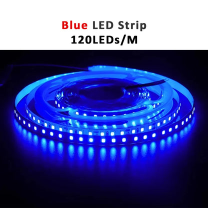 12V LED Strip SMD 2835 0.5M 1M 3M 5M LED Stripe Tape Light 120LED/M 240LED/M Warm White Flexible Strip Ribbon Home Decor Light