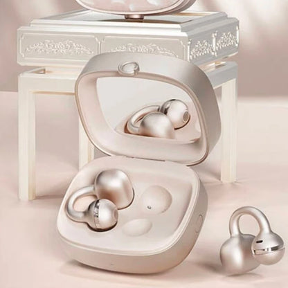 Edifier Yueying Clip-on Bluetooth Earphones with Built-in Mirror, Bluetooth 6.0, Long Battery Life, Open-ear Design Gifts