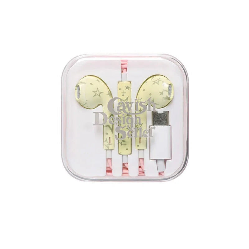 Cavish Light Yaxing Wired Earphones USB Type-C HiFi Wired Earphones Gifts