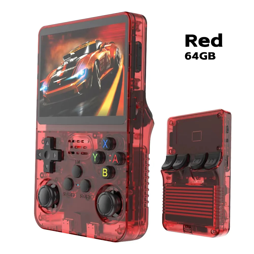 Open Source R36S Retro Handheld Video Game Console Linux System 3.5 Inch IPS Screen Portable Pocket Video Player R35S 64 Games