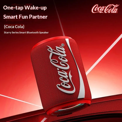 New Coke-Cola Collaboration Bluetooth Audio Bluetooth 5.4 RGB Lighting Voice Activation Card Slot Portable Bluetooth Speaker