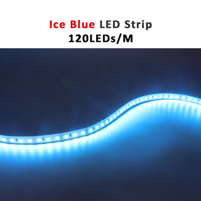 12V LED Strip SMD 2835 0.5M 1M 3M 5M LED Stripe Tape Light 120LED/M 240LED/M Warm White Flexible Strip Ribbon Home Decor Light