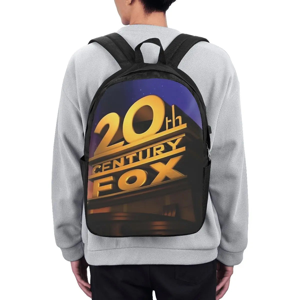 20th Century Fox Classic Backpack Travel Notebook Bag Computer College Student School Bag Laptop Shoulder Bags for Men Women