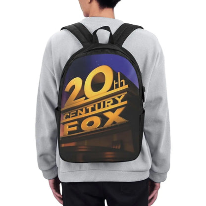 20th Century Fox Classic Backpack Travel Notebook Bag Computer College Student School Bag Laptop Shoulder Bags for Men Women