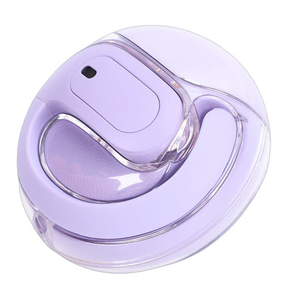 AI Translation Earbuds with APP Wireless Ear Hanging Bluetooth 5.4 Translator Earbuds for Travel Business Digital Display
