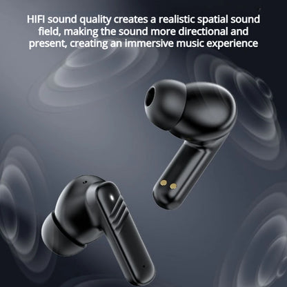 Full Touch Screen In-Ear Headphones With Active Noise Cancellation Bluetooth 5.4 Supports Applications Long Battery Life
