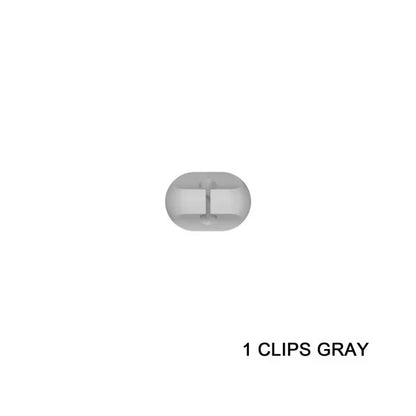 Silicone USB Cable Organizer USB Charging Cable Winder Desktop Tidy Management Clips Cable Holder For Mouse earphone Accessories