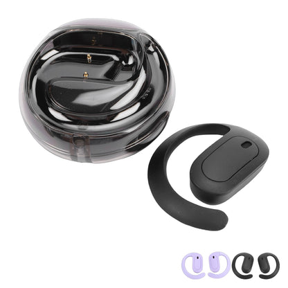 AI Translation Earbuds with APP Wireless Ear Hanging Bluetooth 5.4 Translator Earbuds for Travel Business Digital Display