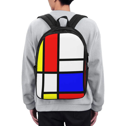 Piet Mondrian Composition  Backpack Travel Notebook Bag Computer College Student School Bag Laptop Shoulder Bags for Men Women