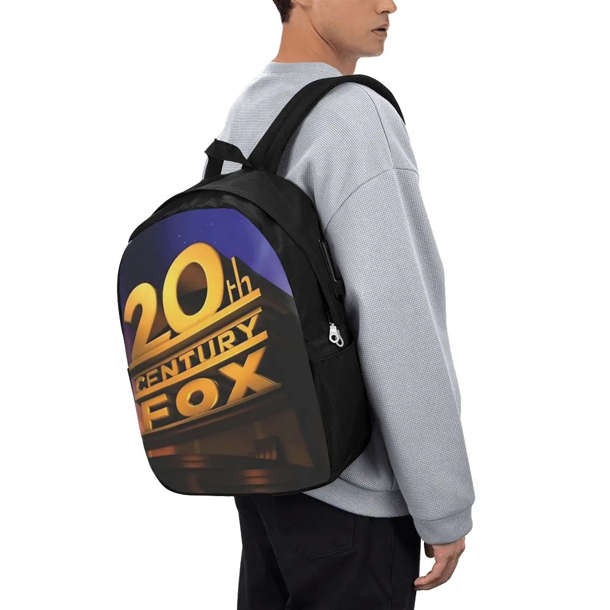 20th Century Fox Classic Backpack Travel Notebook Bag Computer College Student School Bag Laptop Shoulder Bags for Men Women