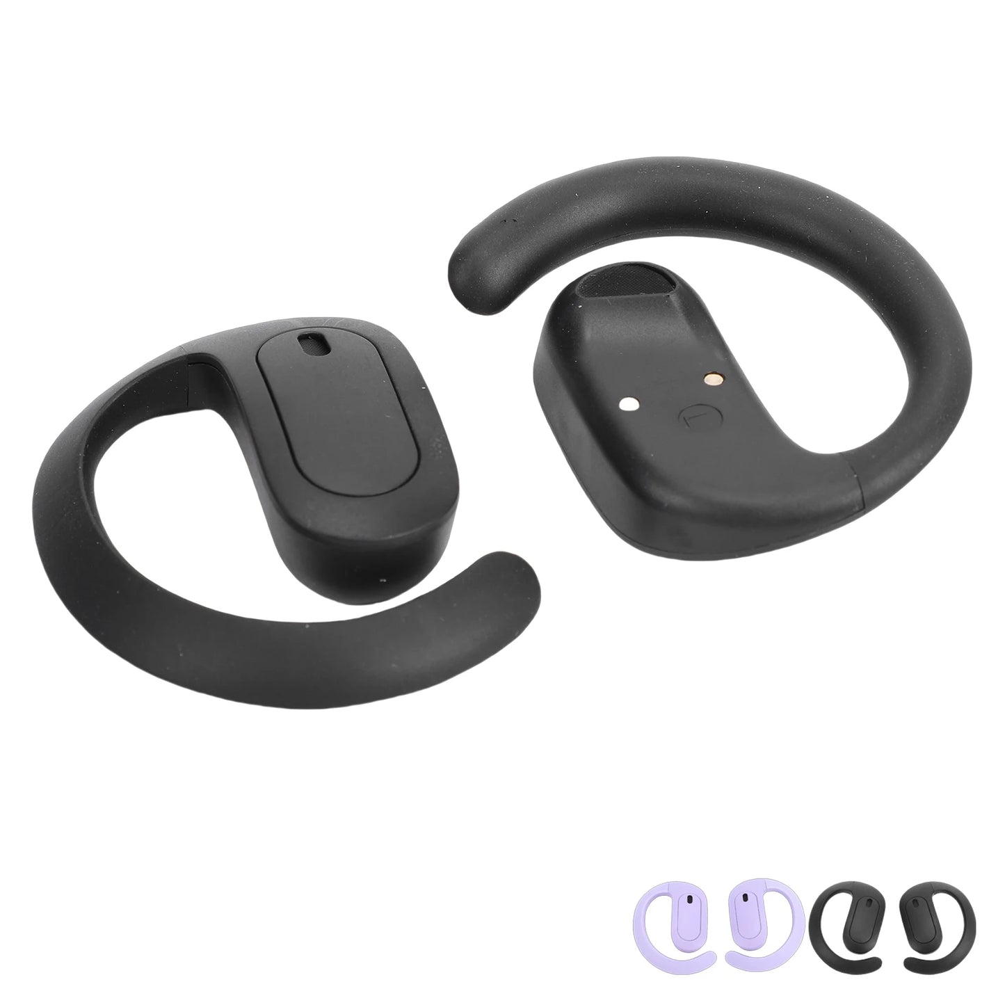AI Translation Earbuds with APP Wireless Ear Hanging Bluetooth 5.4 Translator Earbuds for Travel Business Digital Display