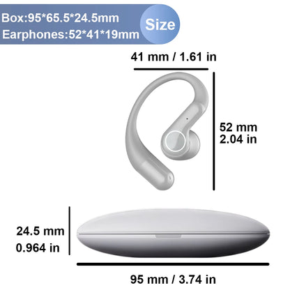 Ai Translator Earbud Device Real Time 2-Way Translations Supporting 150+ Languages For Travelling Learning Shopping Business