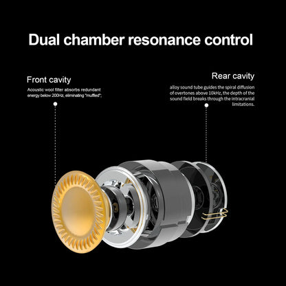 New EarAcoustic Audio VSA MAX IEMs Full-width titanium diaphragm Tesla Dynamic HIFI In-ear Earphones VoidSilver Stalker monitor