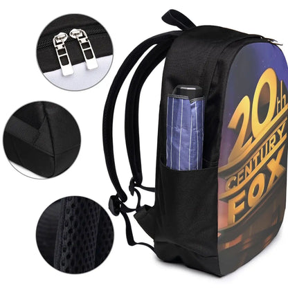 20th Century Fox Classic Backpack Travel Notebook Bag Computer College Student School Bag Laptop Shoulder Bags for Men Women