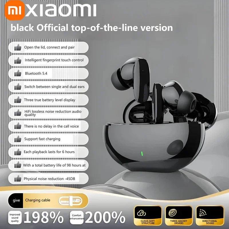 Xiaomi New Wireless Earphone Bluetooth Headsets TWS 5.3 Stereo Earbuds Hifi Headphones HD Microphone For Iphone And Android