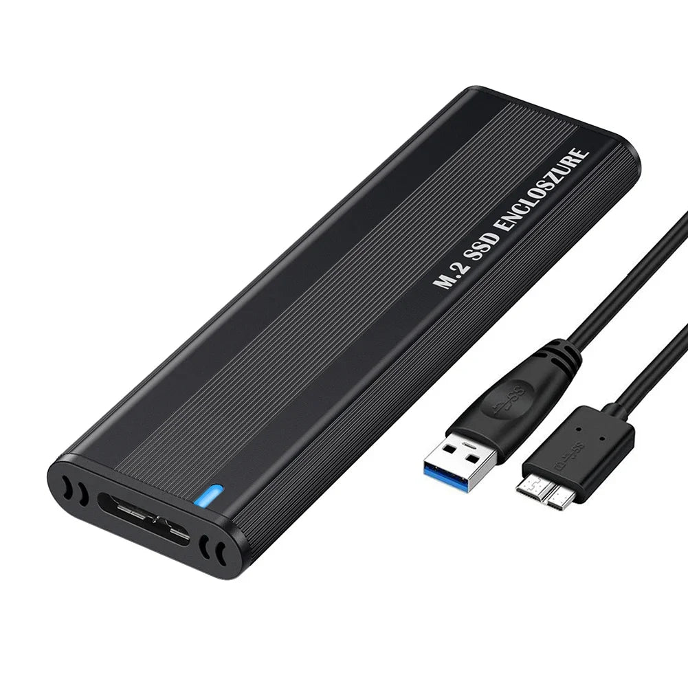 Dual Protocol M.2 NVMe SSD Case 10Gbps M.2 NVMe SSD Enclosure Adapter Tool Free for 2230/2242/2260/2280 M.2 SSD