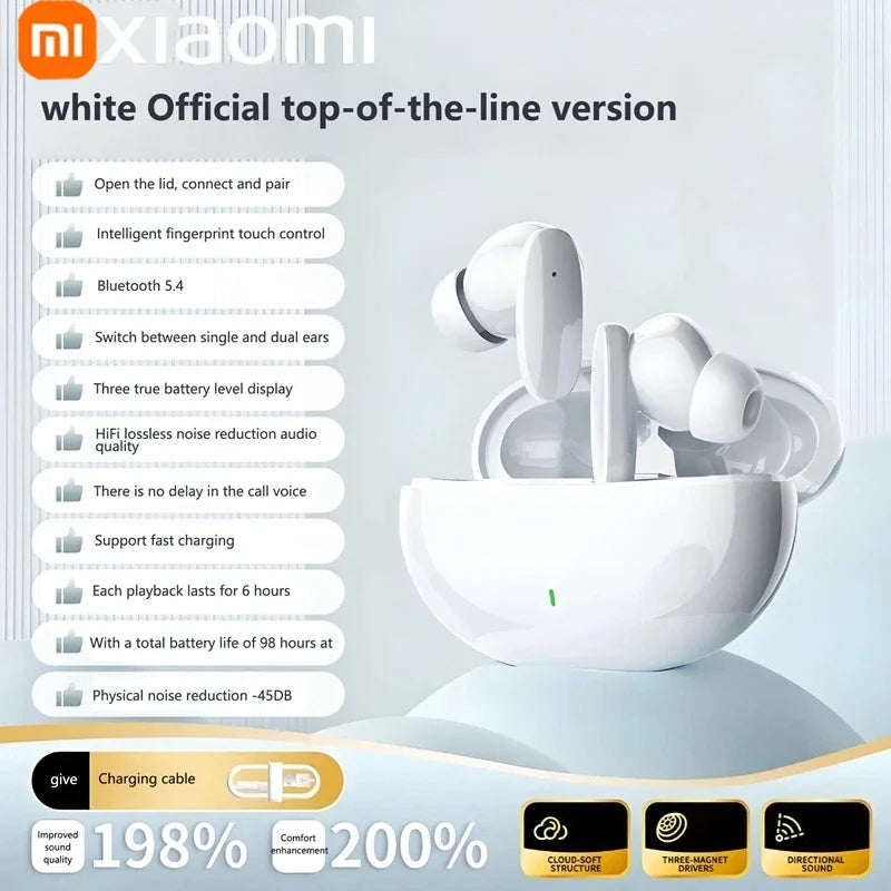 Xiaomi New Wireless Earphone Bluetooth Headsets TWS 5.3 Stereo Earbuds Hifi Headphones HD Microphone For Iphone And Android
