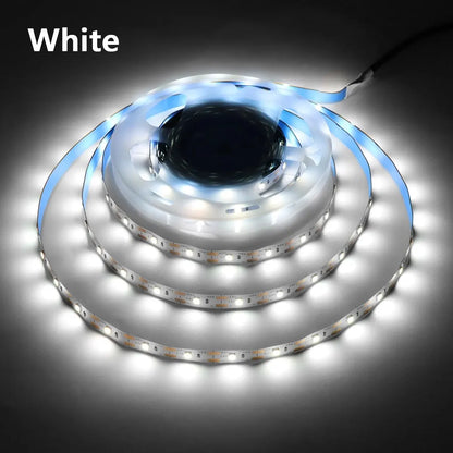 DC 5V USB LED Strips 2835 5050 White Warm White RGB Tira LED Strip Light TV Background Lighting Tape Home Decor Lamp 1-15m