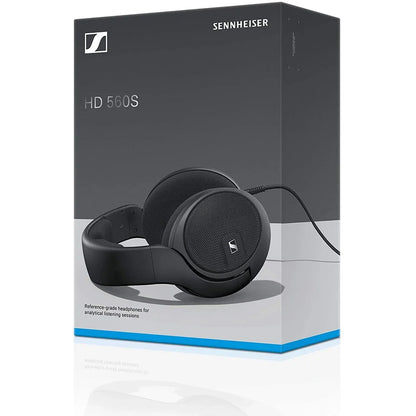 Original Sennheiser HD 560S Open Back Over Ear Headphones Neutral Frequency Response Sound Field Detachable Cable Audiophile