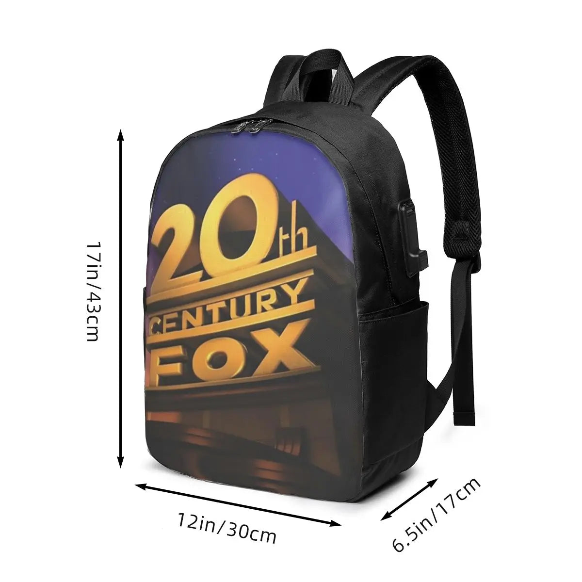 20th Century Fox Classic Backpack Travel Notebook Bag Computer College Student School Bag Laptop Shoulder Bags for Men Women