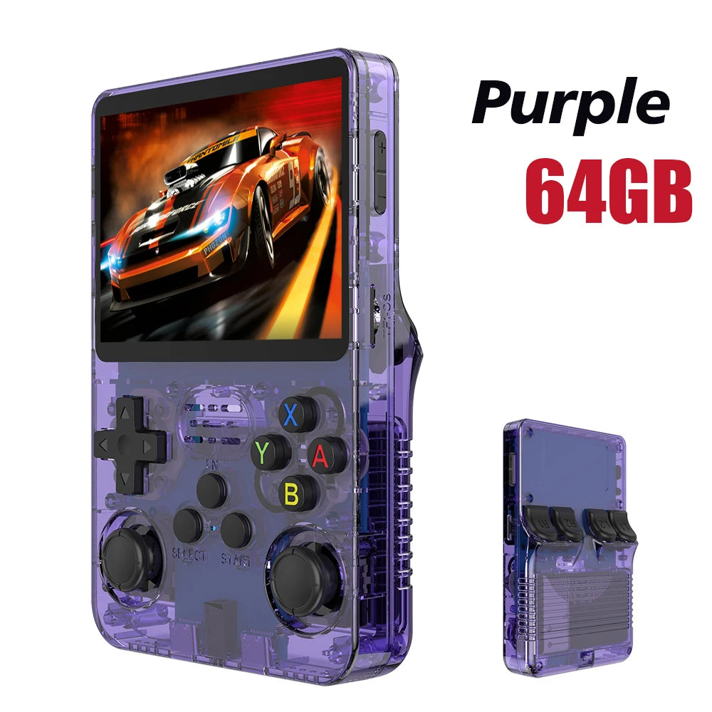 Open Source R36S Retro Handheld Video Game Console Linux System 3.5 Inch IPS Screen Portable Pocket Video Player R35S 64 Games