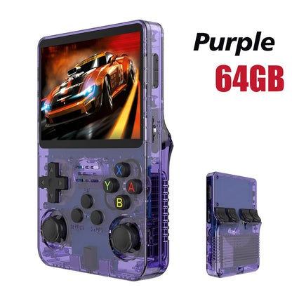 Open Source R36S Retro Handheld Video Game Console Linux System 3.5 Inch IPS Screen Portable Pocket Video Player R35S 64 Games