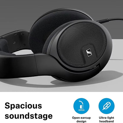 Original Sennheiser HD 560S Open Back Over Ear Headphones Neutral Frequency Response Sound Field Detachable Cable Audiophile