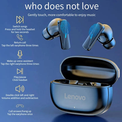 Lenovo New Mate 50 TWS Wireless Bluetooth Earphones In Ear True Sport Headphones HiFI Stereo Game Waterproof Headset With Mic