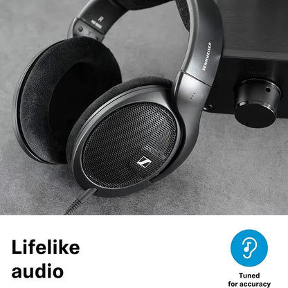 Original Sennheiser HD 560S Open Back Over Ear Headphones Neutral Frequency Response Sound Field Detachable Cable Audiophile
