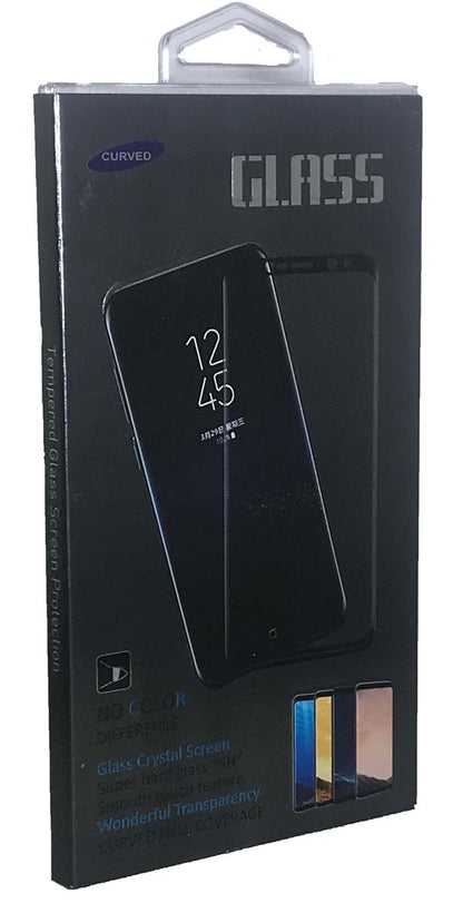 Galaxy S10 Tempered Glass 3D Clear Frame Black